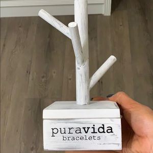 Ring stand with small bottom compartment